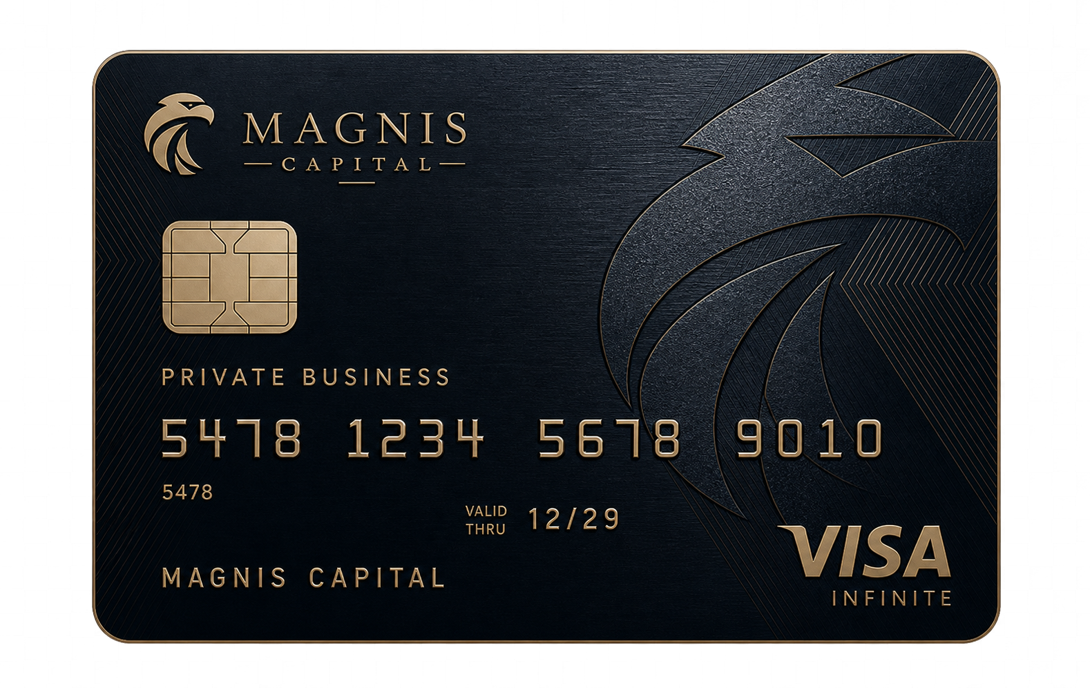 Magnis Capital Private Business card — Visa Infinite