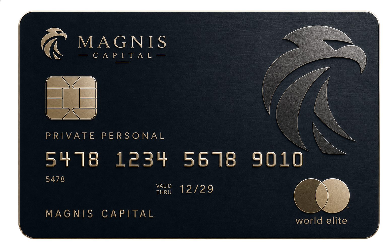 Magnis Capital Private Personal card — Mastercard World Elite